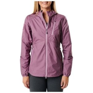 Cascadia Windbreaker Packable Jacket Plum